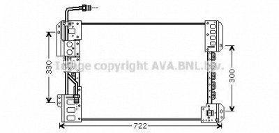 AVA QUALITY COOLING me5210 -  Конденсатор, кондиционер